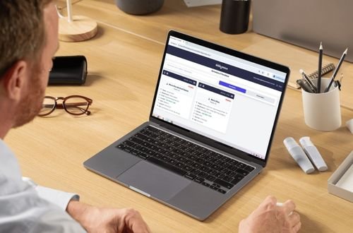 Painel onde a equipe da escola gerencia as ocorrências