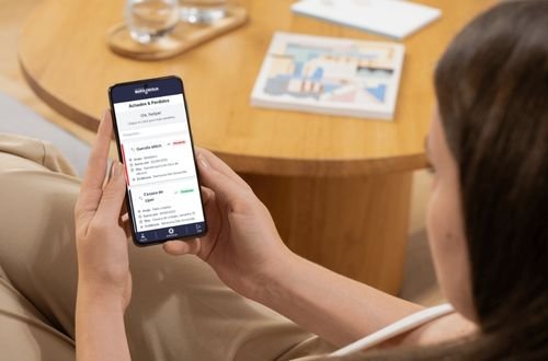 Tela onde o pai abre uma ocorrência de objeto perdido